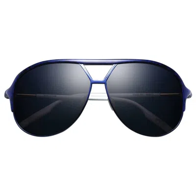 Ivi Vision Division - Rob Dyrdek Signature Series - Blue Grey Lens In Blue Black Marble -white In Blue