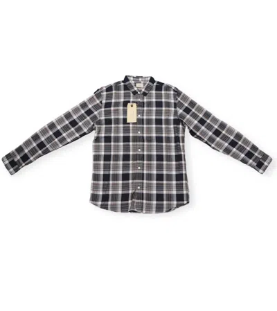 Selected Men's Onetatc Shirt Long Sleeve In Walnut Check In Brown