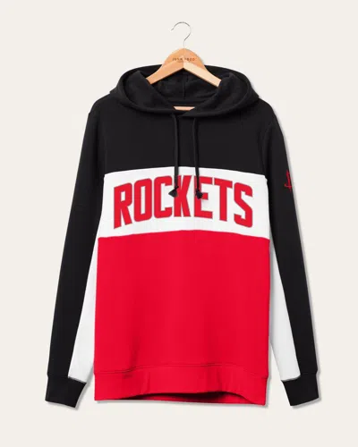 Junk Food Clothing Nba Houston Rockets Colorblock Hoodie In Red