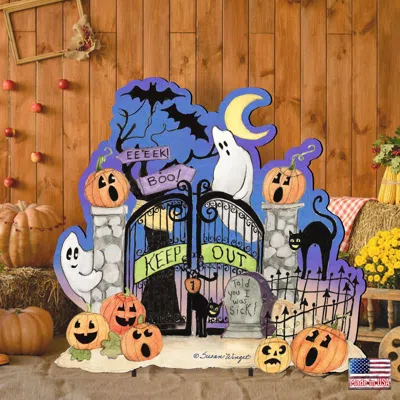 Designocracy Keep Out Halloween Wall And Door D‚cor By Susan Winget