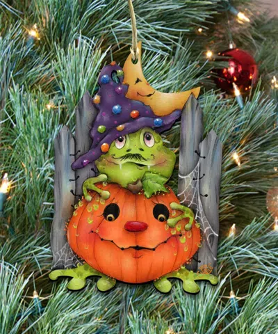 Designocracy Halloween Candle Holder Wood Ornaments Set Of 2 Jamie Mills Price Fall