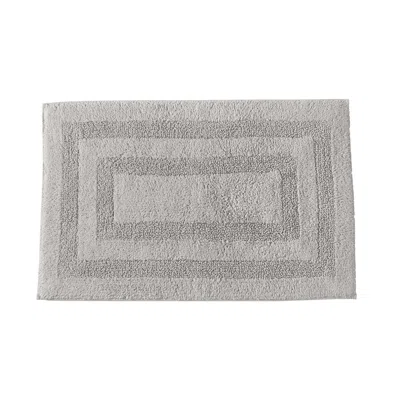 Nautica Micellar Solid Reversible Cotton Tufted 2 Piece Bath Rug Set