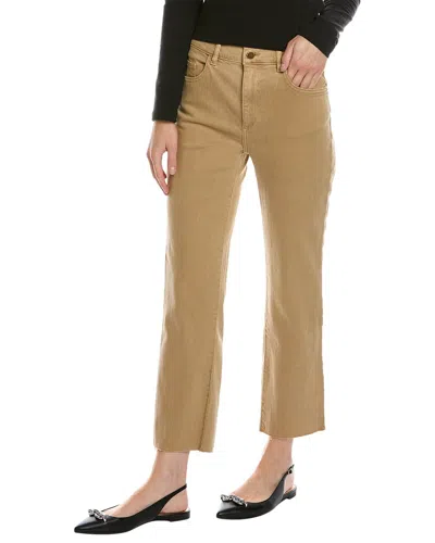 Dl1961 Patti Khaki Straight Jean In Brown