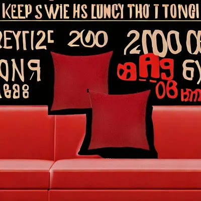 Homezia Set Of Two 26" X 26" Red Polyester Zippered Pillow Cover