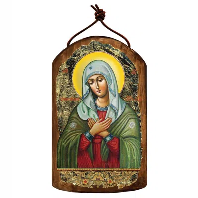 Designocracy The Mother Of God Tenderness Wooden Icon, Ornament