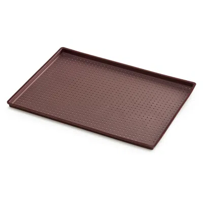 Lekue Silicone Perforated Pizza Mat, Brown