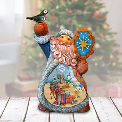 G. Debrekht Designocracy Three Kings Santa Tiny Tale Handpainted