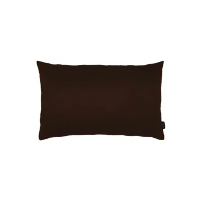 Homezia Set Of Two 12" X 20" Brown Zippered Polyester Lumbar Pillow Cover