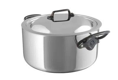 Mauviel M'cook Ci Stainless Steel Stewpan With Lid, 9.4 Inch