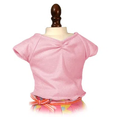 Teamson Sophia's - 18" Doll - Cinched Front T W/scalloped Edges - Pink