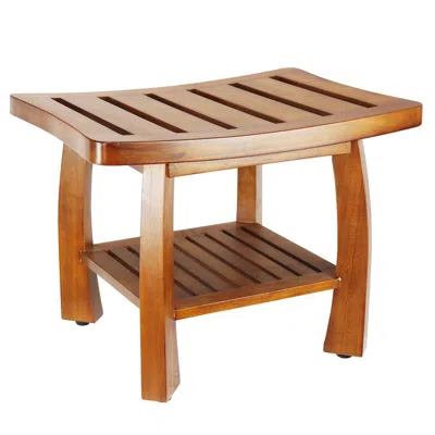 Oceanstar Spa Bench With Storage Shelf.
