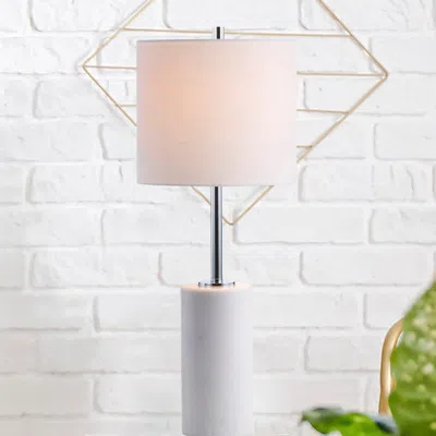 Jonathan Y Aksel 25.5" Marble Led Table Lamp