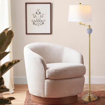 Jonathan Y Aveiro 61.5" Classic Midcentury Iron Led Floor Lamp