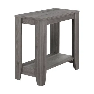 Homezia 24" Gray Console Table With Storage