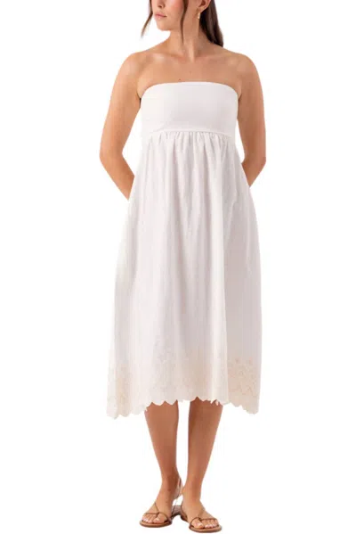 Sundays Logen Dress In White In White