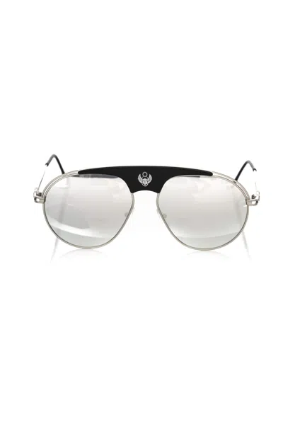 Frankie Morello Multicolor Metallic Fibre Sunglasses In White