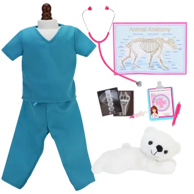 Teamson Sophia's 11 Piece Smithsonian Veterinarian Set For 18" Dolls, Multicolor