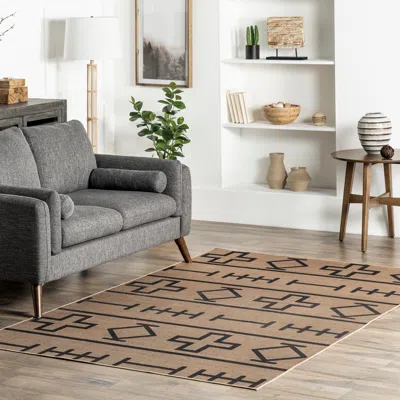 Nuloom Easy-jute Machine Washable Melony Tribal Area Rug