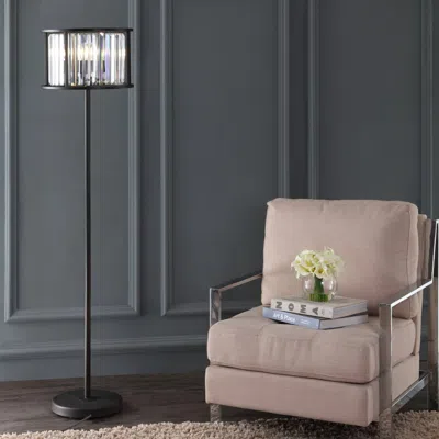 Jonathan Y Bevin 63" Metal/crystal Led Floor Lamp