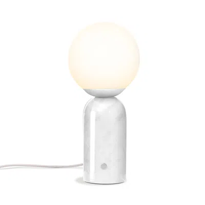 Brightech Mila Tall Led Table Lamp - White