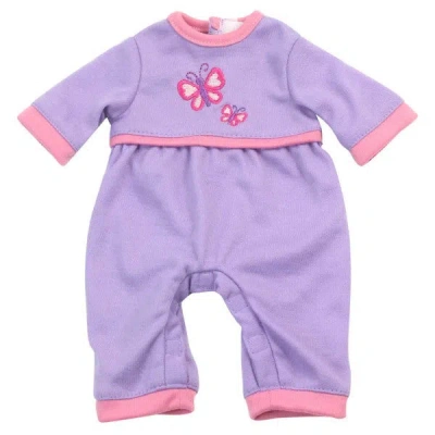 Teamson Sophia's Long Sleeve Butterfly Bodysuit For 15" Dolls, Lavender