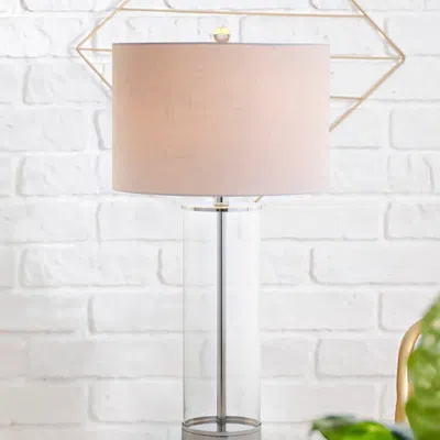 Jonathan Y Harper 29" Glass Led Table Lamp