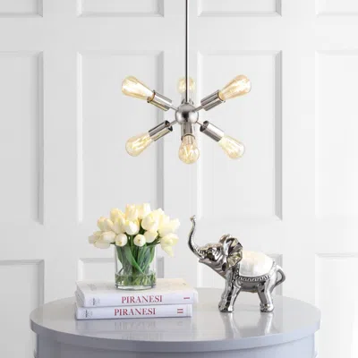 Jonathan Y Jobs 17.5" Sputnik Metal Led Chandelier
