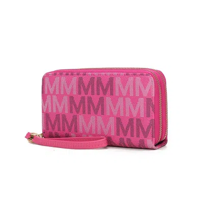 Mkf Collection By Mia K Hofstra M Signature Wallet Wristlet In Pink