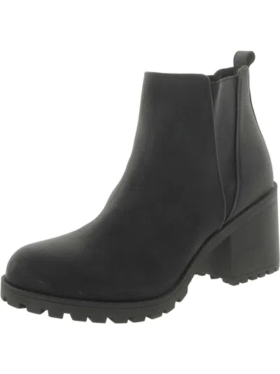 Dirty Laundry Lisbon Black High Heel Ankle Booties In Grey