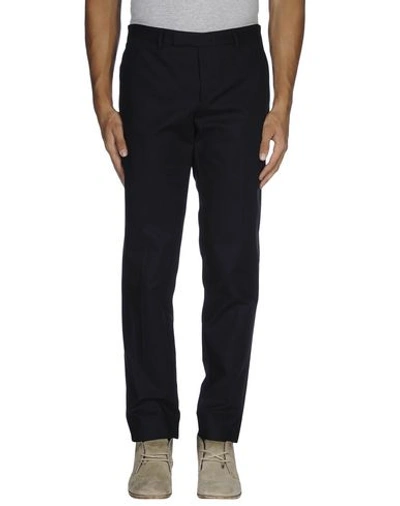 Shop Emporio Armani Casual Pants In Steel Grey