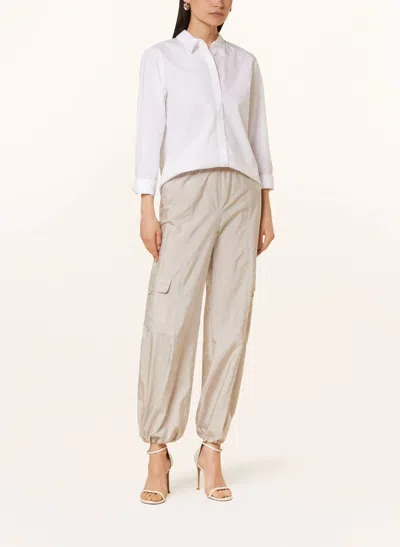 Raffaello Rossi Pascale Cargo Pants In Chalk In Beige
