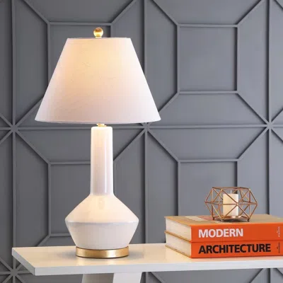 Jonathan Y Copenhagen 29" Ceramic/metal Led Table Lamp
