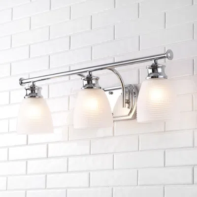 Jonathan Y Beverly 24.5" 3-light Metal/glass Contemporary Modern Led Vanity Light
