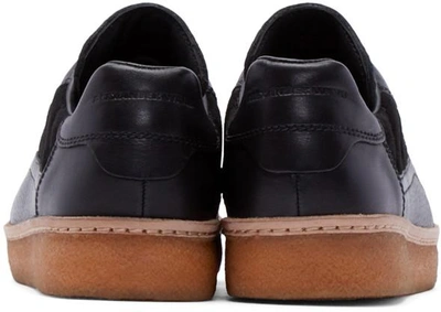 Shop Alexander Wang Black Leather & Suede Eden Sneakers