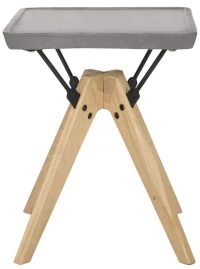 Safavieh Marcio Indoor/outdoor Modern Concrete 19.69-inch H Side Table