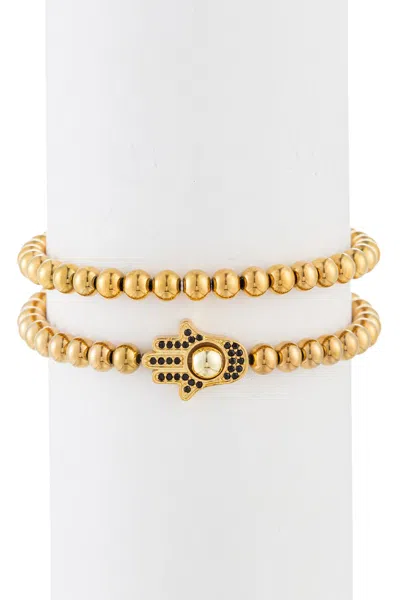 Eye Candy La Jacob Bracelet Set In Silver
