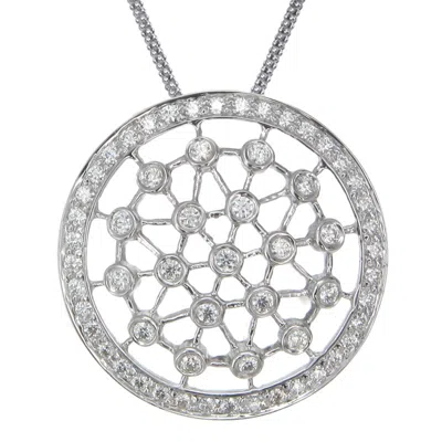 Vir Jewels 1/2 Cttw Diamond Pendant, Diamond Round Pendant Necklace For Women In 18k White Gold With 18 Inch Ch In Silver