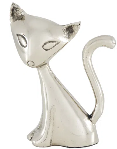 Vibhsa Cat Ring Holder (silver)