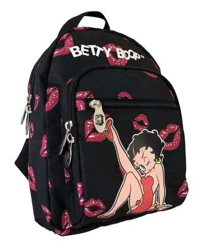 Betty Boop Women's Mini Backpack In Black In Multi