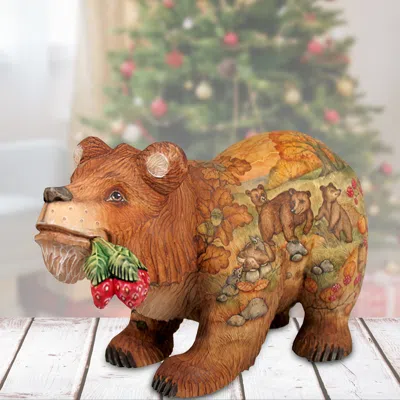 G. Debrekht Designocracy Bear Forest Friends Handpainted Figurine