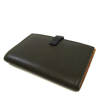 Pre-owned Bottega Veneta Black Leather Wallet  ()