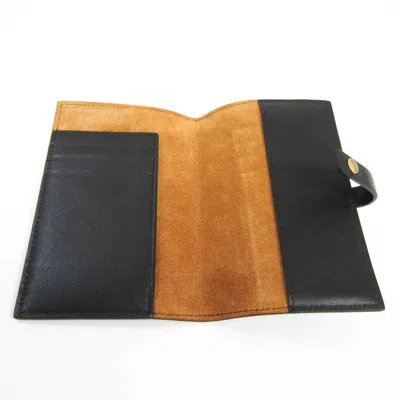 Pre-owned Bottega Veneta Black Leather Wallet  ()