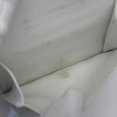 Pre-owned Bottega Veneta Intrecciato White Leather Wallet  ()