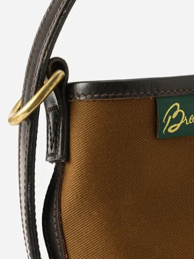 Alex Mill Brady Frome Canvas Shoulder Bag In Dark Brown