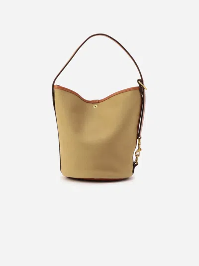Alex Mill Brady Frome Canvas Shoulder Bag In Khaki