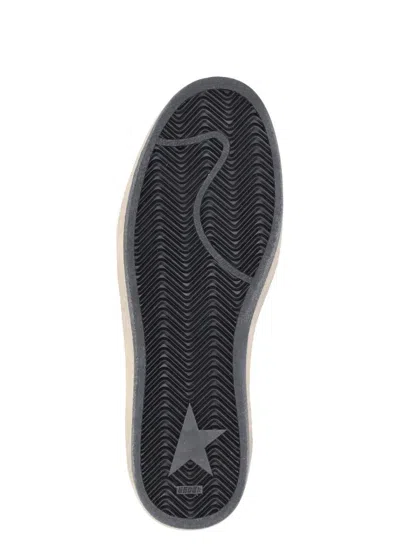 Golden Goose Leather Sneakers With Laminated Star And Heel Detail In Multi