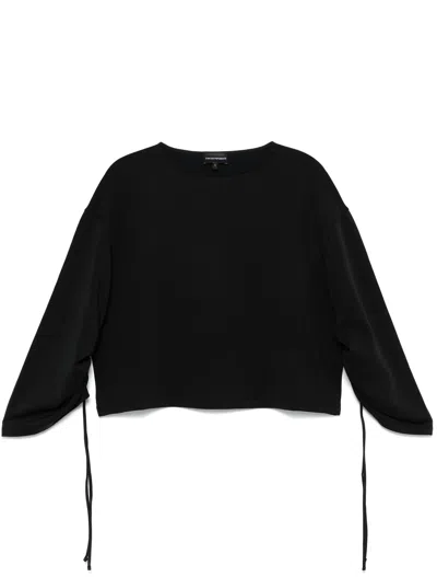 Shop Emporio Armani Sweaters Black