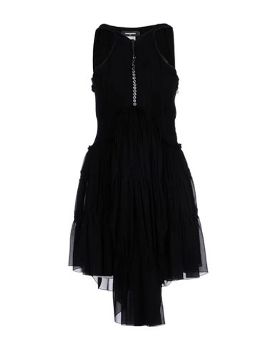 Dsquared2 Short Dresses In Black