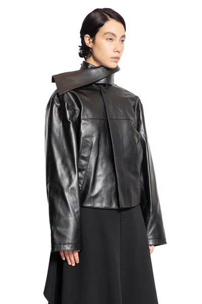 Shop Alainpaul Woman Black Jackets