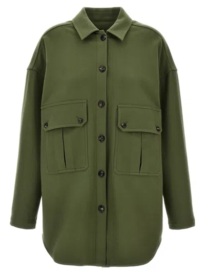 Fortela Green Monika Overshirt In Green